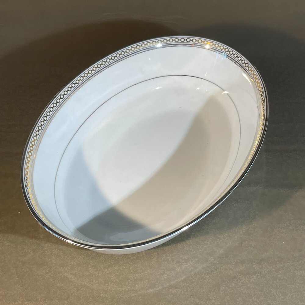 Noritake Legacy Splendor 9.75" Oval Serving Bowl Contemporary (686)